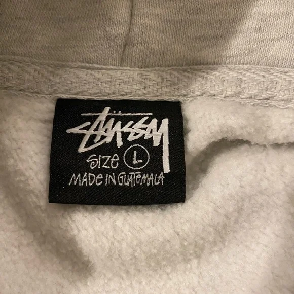 Stussy - Basic Stussy Embroidered Hoodie - Size Large - Picture 8 of 15